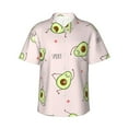 thumbnail image 2 of Goofa Avocado Doing Sport Yoga Hawaiian Shirt for Men, Unisex Summer Beach Casual Short Sleeve Button Down Shirts,Aloha Tropical Floral print shirt-XX-Large, 2 of 9