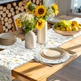 thumbnail image 4 of Spring Floral Round 13 Inch Placemats Set of 6, Watercolor Botanical Flower HeatResistant Non Slip Place Mats for Dining Table, Wipeable Braided Kitchen Table Mats for Housewarming, 4 of 9