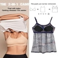 thumbnail image 2 of CHUANK Tank Tops with Built in Bra for Women Adjustable Spaghetti Strap Cami Sleeveless Summer Tops, 2 of 6