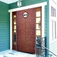 thumbnail image 2 of 49.2x78.7in Red Brick Wall Texture Door Curtain for Room Doorway, 2 of 7