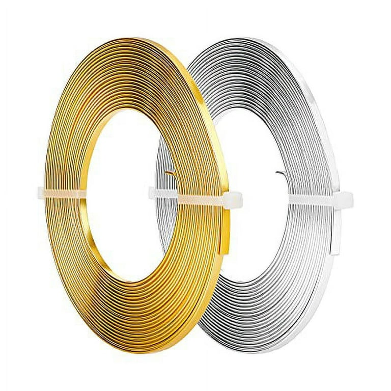 Mandala Crafts Flat Aluminum Wire for Bezel, Sculpting, Armature, Jewe –  MudraCrafts