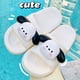 thumbnail image 3 of Zapatillas de verano para mujer con dibujos animados para cachorros, zapatillas antideslizantes de suela gruesa para baño en casa para parejas, para uso doméstico al aire libre, 3 of 4