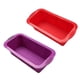 thumbnail image 3 of 2 Pieces Silicone Rectangular Toast Box Cake Molds Box Silicone Baking Mold Bread Baking Panpurple + Red, 3 of 3