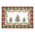 thumbnail image 2 of ToyKingdee Christmas Area Rug Non Slip Washable Front Door Rug for Entryway, Indoor Kitchen Rugs with Christmas Tree Print Low-Pile Small Door Mat Holiday Decor for Bedroom, 2 of 6