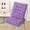 Purple#5, variant on Floor Cushion | Tatami Mat Pillow | Extra Seating for Living Room, Office, or Balcony | 16 Inch Square Flock Fabric Floor Pillow | Portable Floor Seat for Adults and Kids | 1 Piece