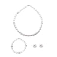 thumbnail image 1 of Collar Pulsera Aretes de Perla Cultivada GREG J.M. Plata .925 Clásico, 1 of 6