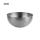 thumbnail image 3 of Kearding Juego de ensaladeras de acero inoxidable versátil para una fácil limpieza Caja fuerte para ensaladera de acero inoxidable Mostrada plata 20cm, 3 of 6