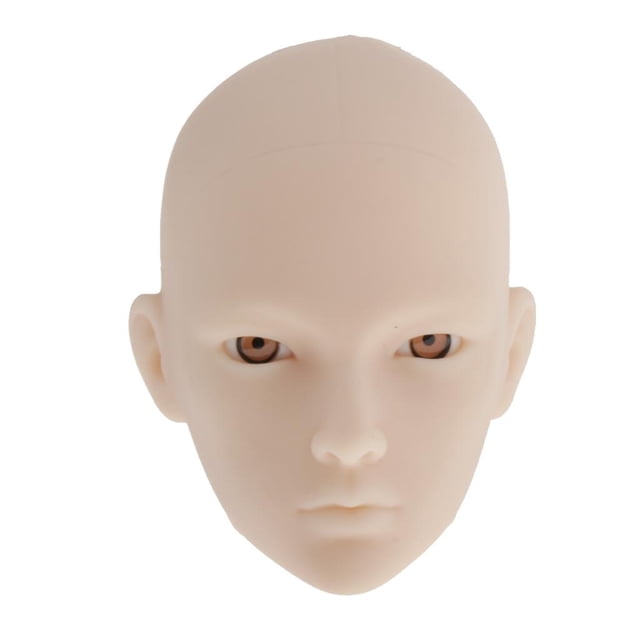 1/6 Cabeza De Vinilo Esculpir s Piezas De Cabeza De Muñeca Práctica De Maquilje Para Figuras " Sunnimix Cabeza de muñeca BJD Girl