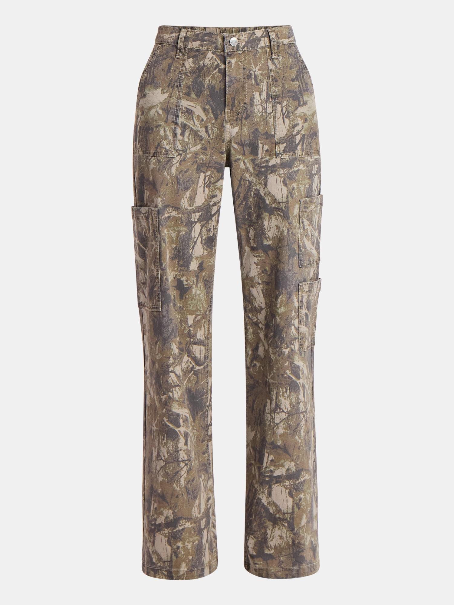 No Boundaries Wide Leg Cargo Pants, 31.5" Inseam, Women's and Women's Plus XXS-4X