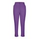 thumbnail image 3 of Pantalones casuales Umfun para mujer, pantalones de tubo de cintura alta con bolsillos para el trabajo, pantalones ajustados lisos, pantalones cómodos morados S, 3 of 3