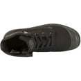 thumbnail image 6 of Palladium Baggy Men's Lace Up Canvas Ankle Boot With Foldable Collar In Black Size 12, 6 of 9