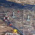 thumbnail image 1 of Beige/Blue Wall Decorative Nautical Fishing Net Beach Party Mediterranean Style, 1 of 8