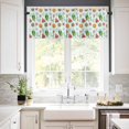 thumbnail image 2 of Summer Blue Valances for Windows Farmhouse Kitchen Curtains Valances Rod Pocket Valance Curtains for Kitchen Windows Watermelon Starfish Ice Cream Starfish Lemon Window Valances for Bathroom 54"x18", 2 of 6