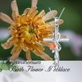 thumbnail image 6 of Dorunmo Cross Necklace 925 Sterling Silver Chrysanthemum Necklace November Birthday Jewelry Gifts Birth Flower Floral Pendant for Women Mom, 6 of 6