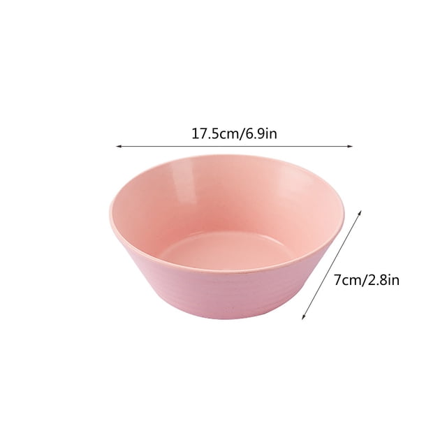 Kieccall 6.7 Inch Wheat Bowl Wheat Straw Bowl Eco Friendly Dinnerware For Rice Soup And Home Kitchen Dining