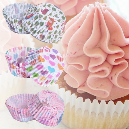 

GXSR 100PCS Paper Cake Cups Cupcake Baking Mold Party Supplies Home Kitchen Pastry Tools Decoration