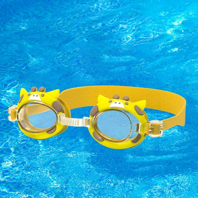 Gafas de natación Colamx Silicona Lente ligera Jirafa para niños