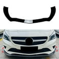 thumbnail image 2 of Gloss Black Front Bumper Lip Diffuser Spoiler For Mercedes-Benz CLA-Class C117 2013-2015 Standard Edition, 2 of 7