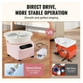 thumbnail image 3 of Pottery Wheel 11 Inch - Electric Pottery Forming Machine with LCD, Foot Pedal, 450W Direct Drive Ceramic Wheel for Clay Art, DIY Crafts, Pink, 3 of 7