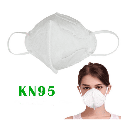 KN95 20PCS Face Mouth Mask Medical Mask, Surgical Face Masks with Earloops Disposable Dust Mask, Dust & Filter Safety Masks for Dust, Garden and General Household Dust
