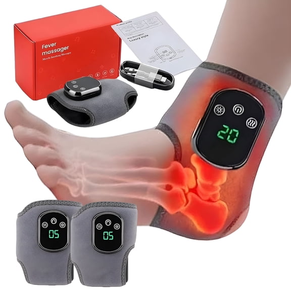 Foot Massager for Neuropathy,Upgraded Rechargeable Foot Renew Triple Method Massager with 3-Speed Vibration & 5-Temperature Settings