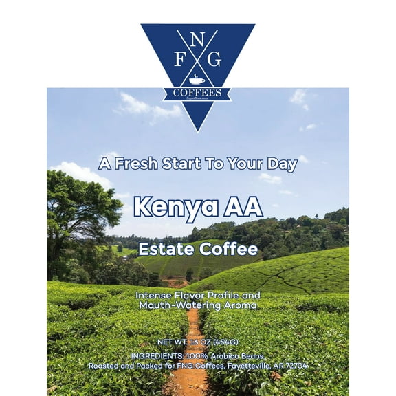 FNG Coffees- Kenya AA Estate Coffee- Ground