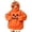 Orange, variant on Zorckvet Girls' Fleece Pullover Sweatshirts and Hoodies for Little Kids with Pockets