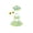 A, variant on Funny Porch Goose Summer Outfit Lemon Print Bikini Set With Ruffled Skirt Bucket Hat And Flower Sunglasses For 19 To 23 Inch Garden Statue Decor