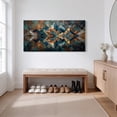 thumbnail image 5 of 1.5-Inch Thick Canvas Print Wall Art for Living Room, Bedroom, Office or Entryway – Decorative Wall Decor with Abstract Geometric Mountain Reflection Artwork -48 x 24 x 1.5 in, 5 of 9