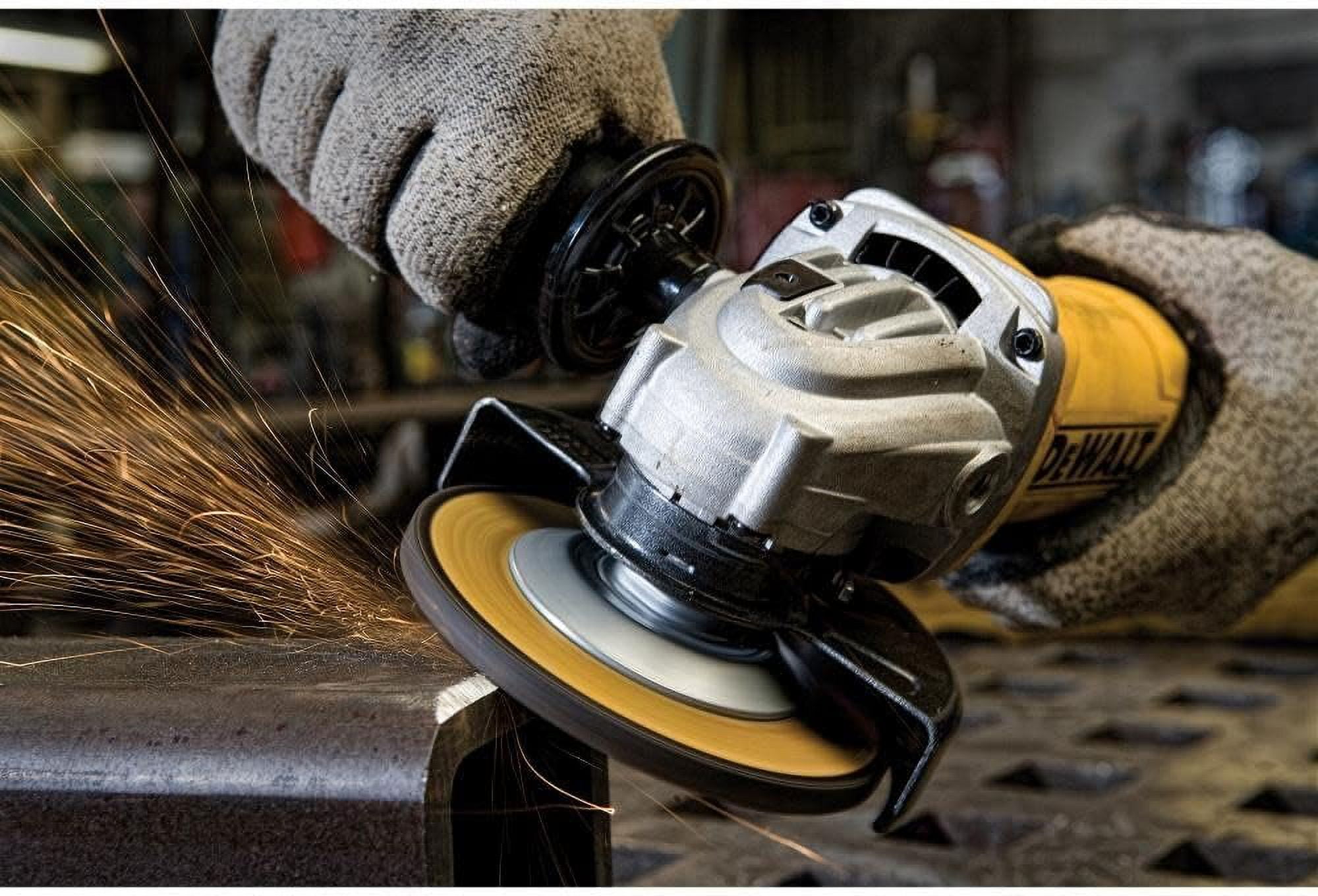 DEWALT Small Angle Grinder 4-1/2 In 11 Amp - 1 Speed - Yellow