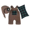 thumbnail image 1 of Infant Photography Props Suspender Pants Soft Beanie Cap Baby Photo Suit Photoshooting Props Pillow Newborn Shower Gift White, 1 of 5
