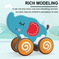 thumbnail image 4 of Children's Drag Toy Driver Pull Rope To Pull Animal Car Educational Toys, 4 of 5