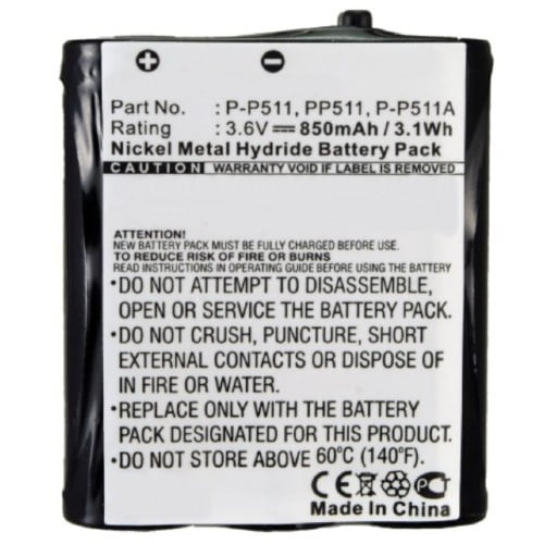 Reino Unido Batería Para Panasonic kxfpg376 Pp511 P-p511 3.6 v Rohs 