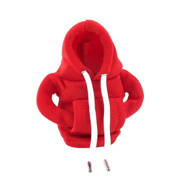 Funda con capucha para palanca de cambios de coche, divertida, resistente, ligera, moderna y práctica. Rojo