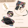 thumbnail image 3 of FORMRS Women Crossbody Purse with Chain Strap Vegan Leather Shoulder Handbag, Vibrant Blooming Flowers, 3 of 7