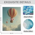thumbnail image 3 of Diamond Art Kit for Adults, Colorful Balloons Piglet Sky Journey Diamond Painting for Adults Beginners, 5D DIY Diamond Art Painting Kits, Colorful Diamond Painting Craft for Home Decor 12x16, 3 of 7