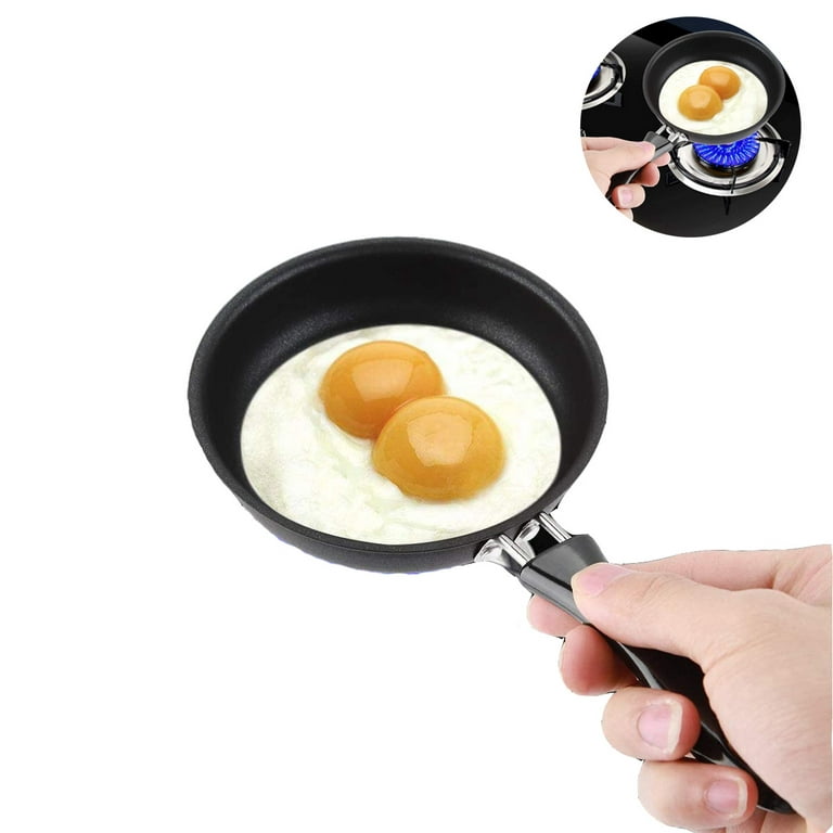 12/14/16cm Small Frying Pan Mini Thick Non-stick Frying Egg Random Pan  Color Steak M0B3