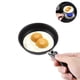 thumbnail image 3 of Sartén antiadherente de uso generalizado con diseño ergonómico, diseño de seguridad de acero al carbono de 12 cm de diámetro para huevos y mini panqueques, mango anticalor para una cocción segura, 3 of 7