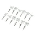 thumbnail image 1 of 12 Pack Metal Note Holder, Dual Side Card Holder Clips Memo Display Clamp with Strong Grip Table Sign Holder Memo Clip Card Paper Menu Clip for Photo,Memo,Banquet,Wedding, 1 of 7