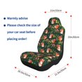 thumbnail image 4 of Naloa Forest Squirrel Car Seat Covers 2PCs Front Car Seat Covers Universal fit for Most Cars SUVs and Trucks - 1, 4 of 5