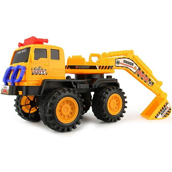 Mini Car Toy, Cement Truck Excavator Crane Engineering Car Model Education Kids Toy, Children Fun Learning at Home Christmas Birthday Gift 3#
