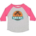 thumbnail image 3 of Inktastic Aruba Vacation Sunset Boys or Girls Toddler T-Shirt, 3 of 5