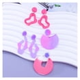 thumbnail image 6 of DIY Irregular Earring Pendant Silicone s With Hole ometric Flower Heart Keychain Necklace Pendant Charms Epoxy Resin Mould, 6 of 7