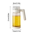 thumbnail image 3 of Xihbxyly Las mejores ofertas de hoy Recipient of aceite Aceitera in vidrio and apertura y cierre automáticos Aceitera domestica botella in llenado aceite in soja de gran capacidad para almacenar bote, 3 of 7