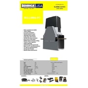 Beninca Sliding Gate Electric Motor Driveway Opener Operator Bull6ma-fc Kit (chain-assisted-transmission)