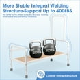 thumbnail image 3 of GnL Recsports Portable Steps for Bed with Adjustable Height Stool & LED Lights, Bed Steps for Elderly Adult, 3 of 7