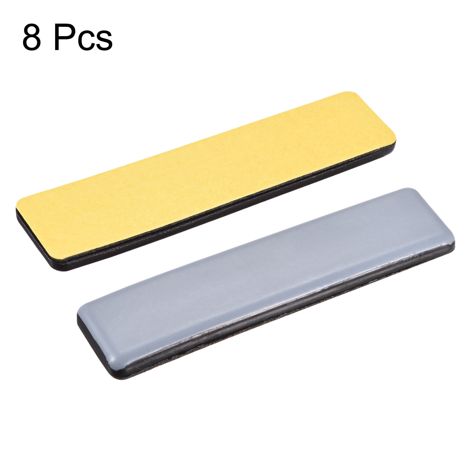Unique Bargains Rectangle PTFE Furniture Sliders with Adhesive Self Stick 100mm x 25mm