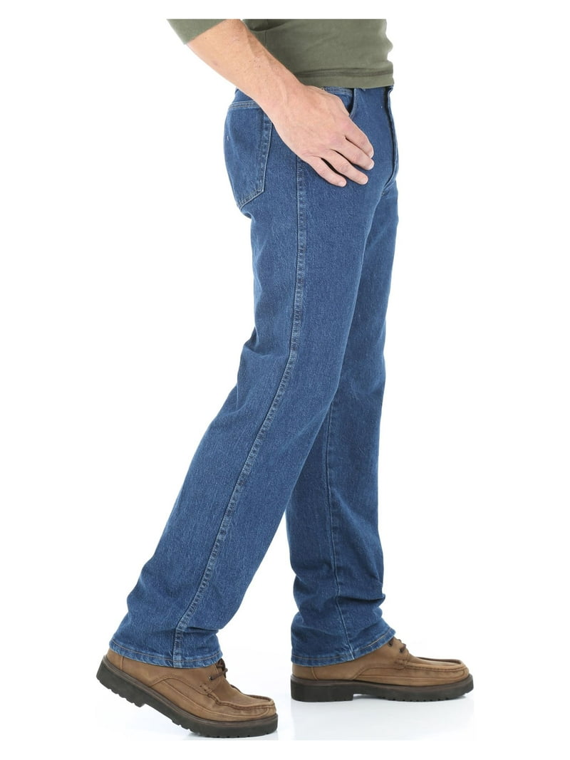 Wrangler Men's Comfort Flex Waistband Regular Fit Jean, Gray, 29 x