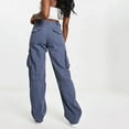 thumbnail image 3 of Pantalones de senderismo elásticos de cintura alta con múltiples bolsillos Y2K para mujer, 3 of 6