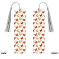 thumbnail image 2 of Kdxio Flower Chicken Print Metal Tassel Bookmarks,Perfect Gift for Art Lovers and Bookworms Metal Bookmarks for Women, 2 of 8